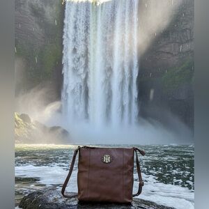 Tommy Hilfiger Brown imitation leather Crossbody Bag